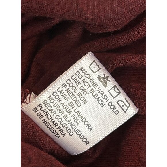 Vintage Dress Barn Red Orange Fall Floral Midi Baby Doll Dress Size 14 Fallcore - Picture 6 of 6